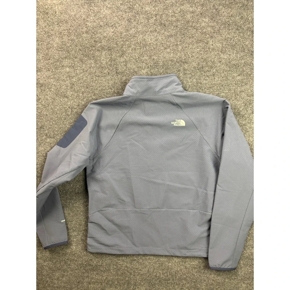 The North Face WindWall Jacket Womens Size M Blue Grey Full Zip Softshell